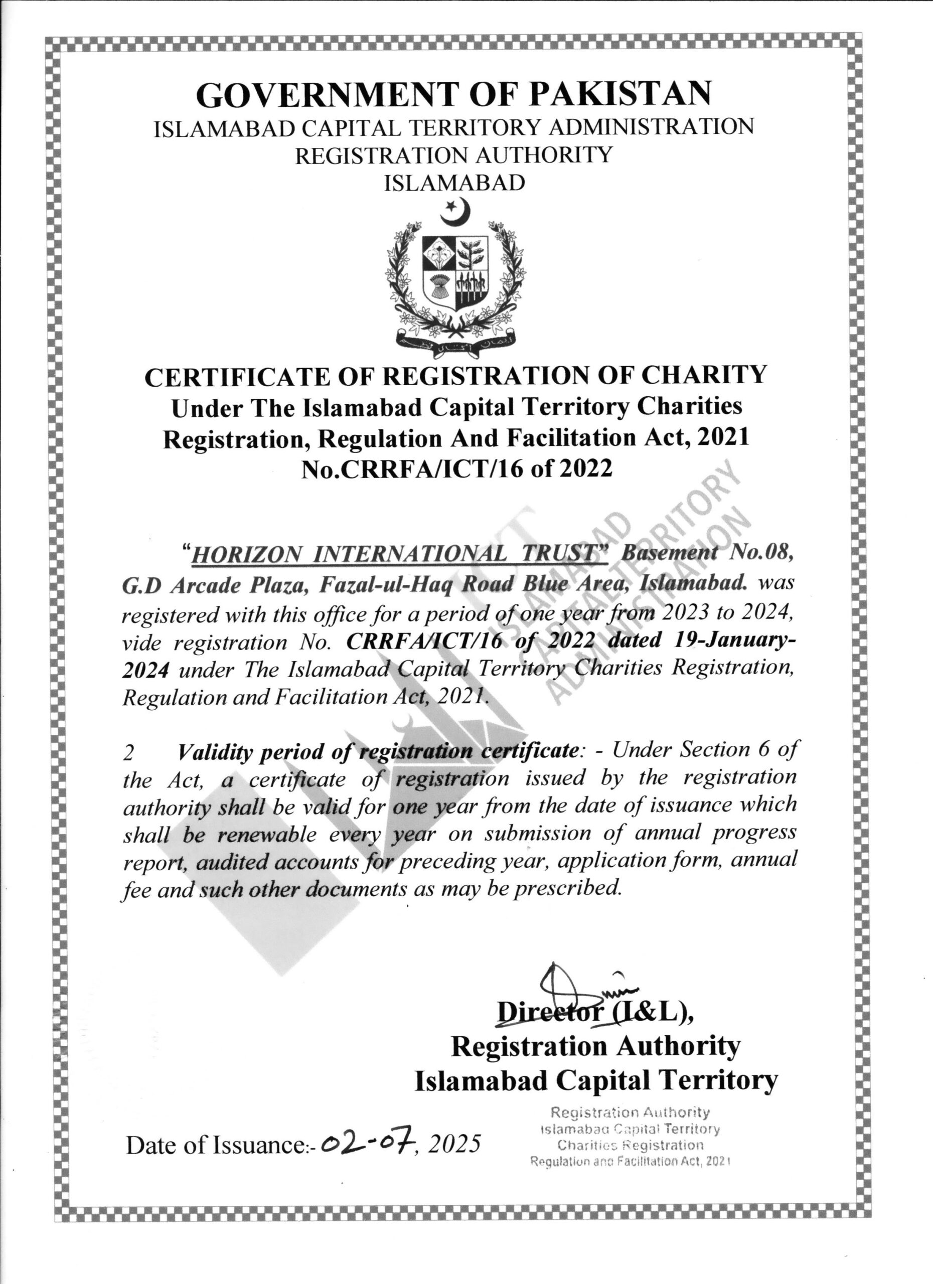 Registration